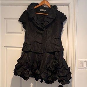 Teri Jon 2 Piece Outfit Top Sz 12 Bottom Sz 14